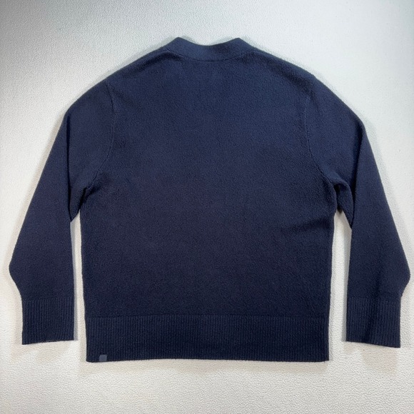 Lululemon Merino Wool Blend Cardigan Men's S Navy Logo‎ LM3DOFS - Picture 2 of 13